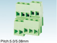 Клеммник винтовой, двухуровневый WJEK500A-5.0-2x03P